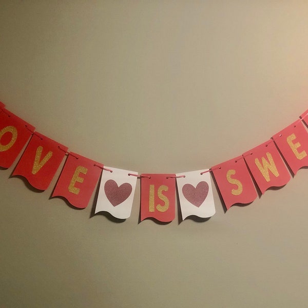 Love is Sweet Banner - Etsy