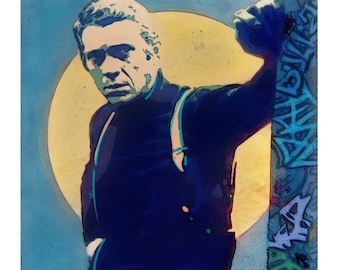 Steve McQueen Giclée Print, King of Cool, Matte Finish