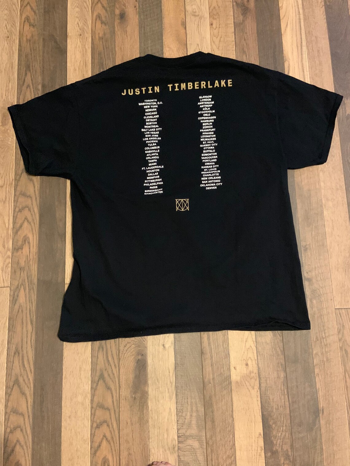 Justin Timberlake tour shirt XL Etsy