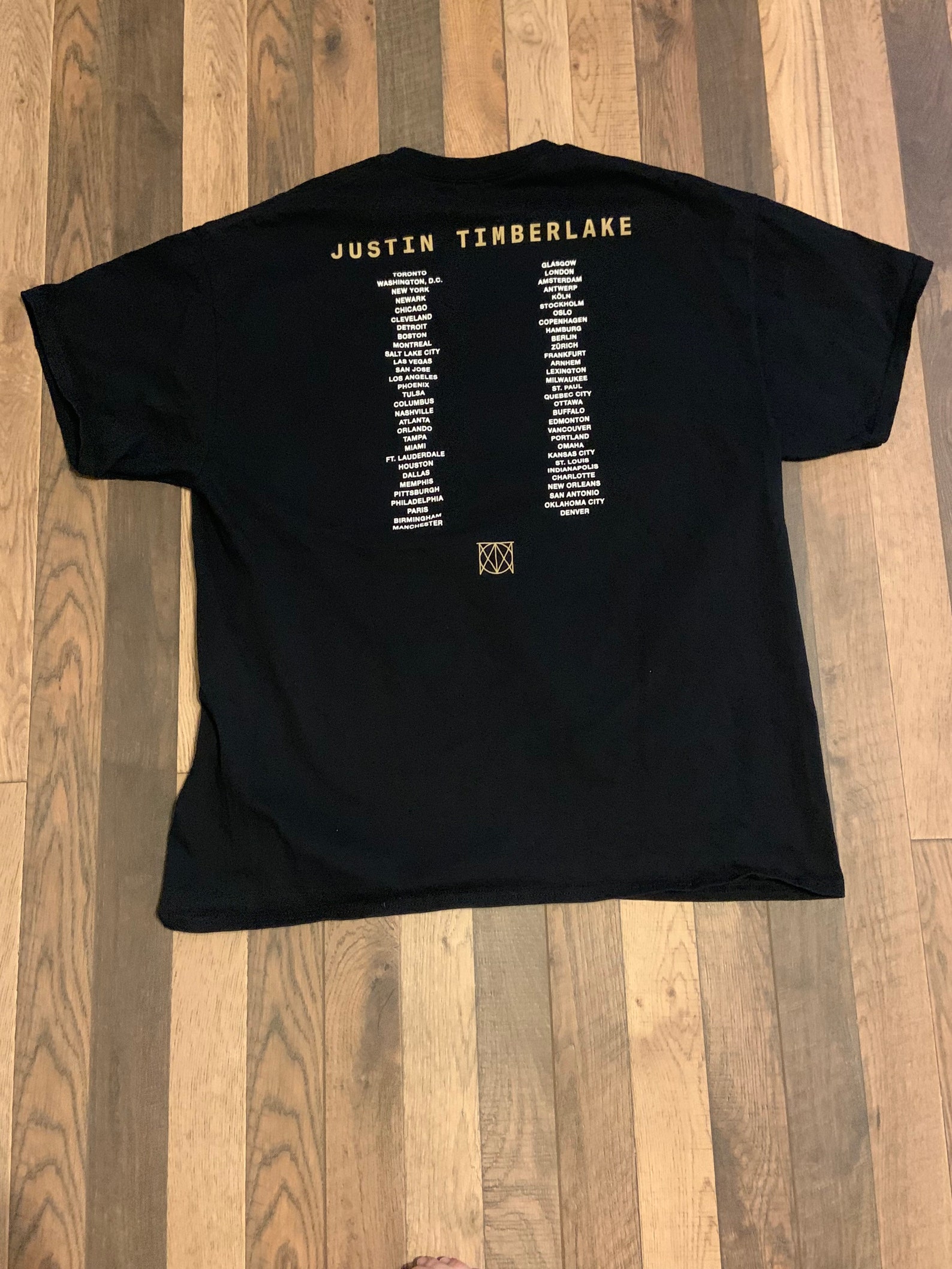 Justin Timberlake tour shirt XL Etsy