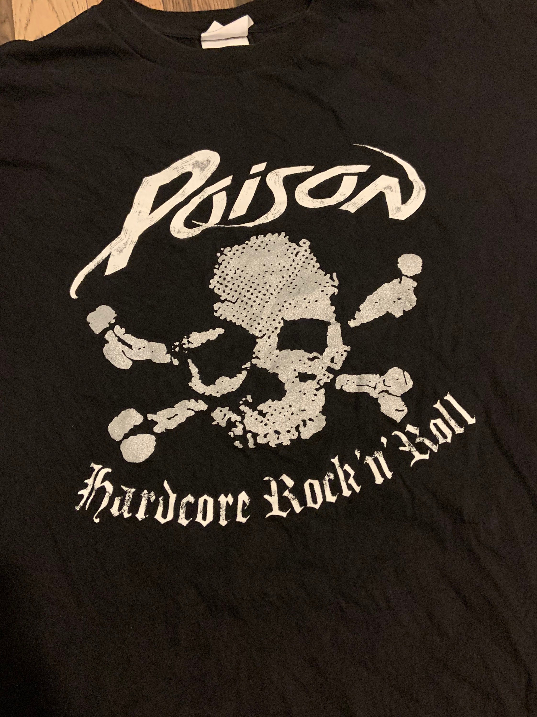 Poison rock n roll band tee XL | Etsy