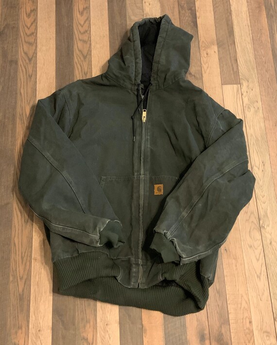 Carhartt work wear jacket with hoody XL