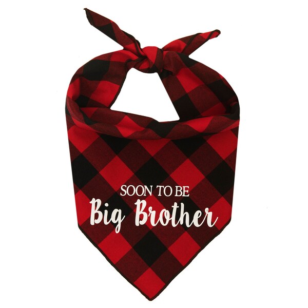Soon to be Big Brother Dog Bandana, Big Brother, Pregnancy Announcement, Birth Announcement, Baby Shower Gift, Gift for Dog, Dog Mom Gift