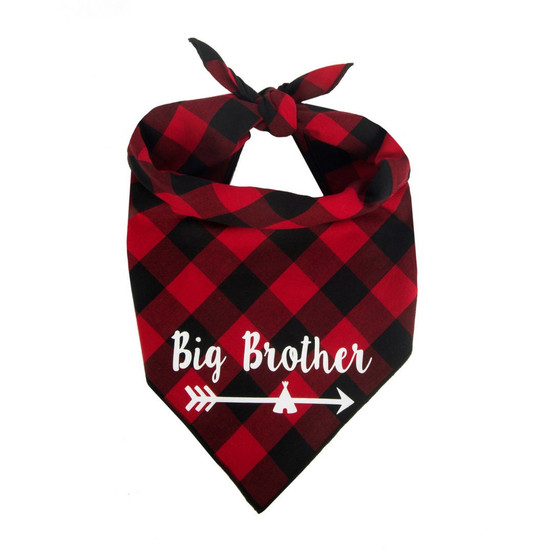 Dog Bandana Birth Baby Announcement Big Brother Dog Bandana Etsy