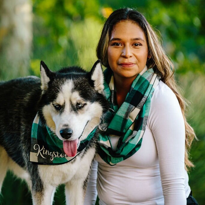 Matching Dog and Owner Personalized Green Buffalo Plaid Etsy