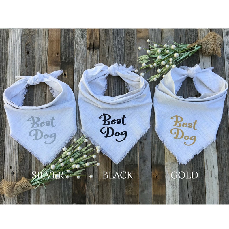 Best Dog Wedding Bandana Wedding Announcement Dog Bandana Etsy
