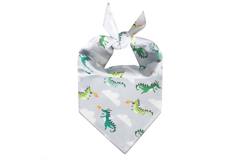 Dragon Dog Bandana Flying Dragons Dog Bandana Dog Clothes Dog Scarf Dog Collar Spring Summer Dog Bandana New Puppy Dog Gift