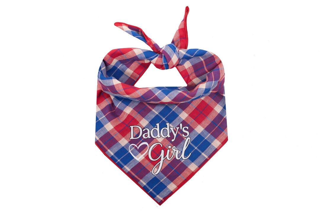 Daddy's Girl Dog Bandana, Father's Day Dog Bandana, Dog Dad Gift, Gift