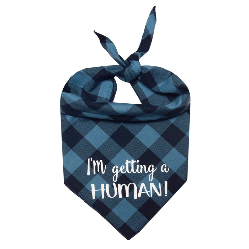 I'm Getting a Human Dog Bandana Pregnancy Announcement Etsy