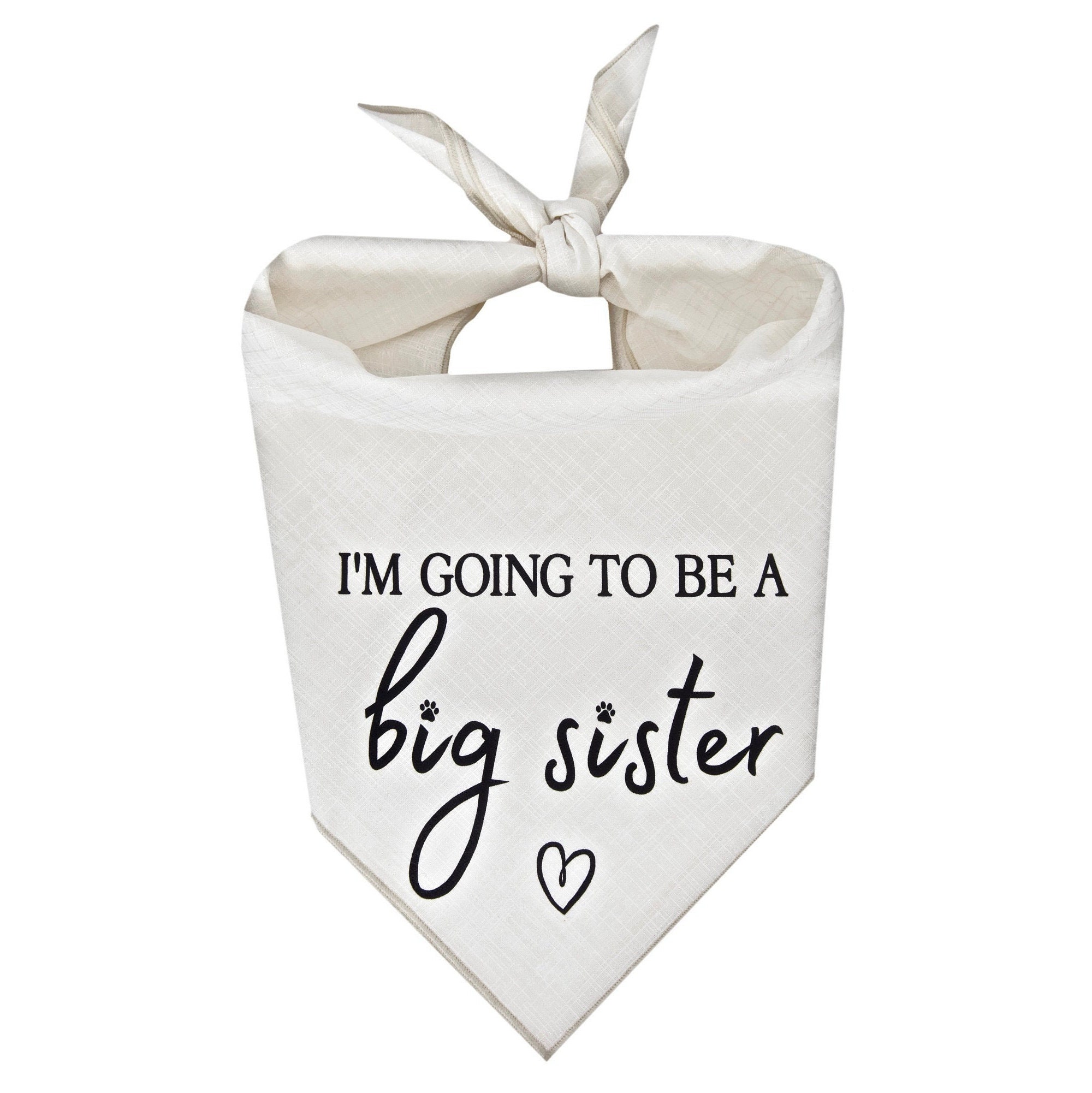 I'm Going to be a Big Sister Dog Bandana Baby Etsy