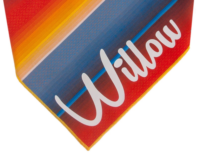 Dog Gift Serape Stripe Dog Bandana Personalized Personalized Dog Bandana Monogram Dog Bandana Bandana with Dog Name Mexican Blanket