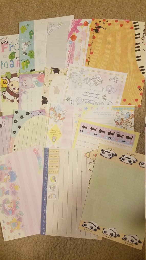 17 Large Kawaii Memo Sheets