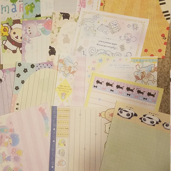 17 Large Kawaii Memo Sheets