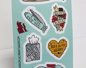 Feelings Sticker Sheet