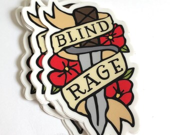 Blind Rage Sticker