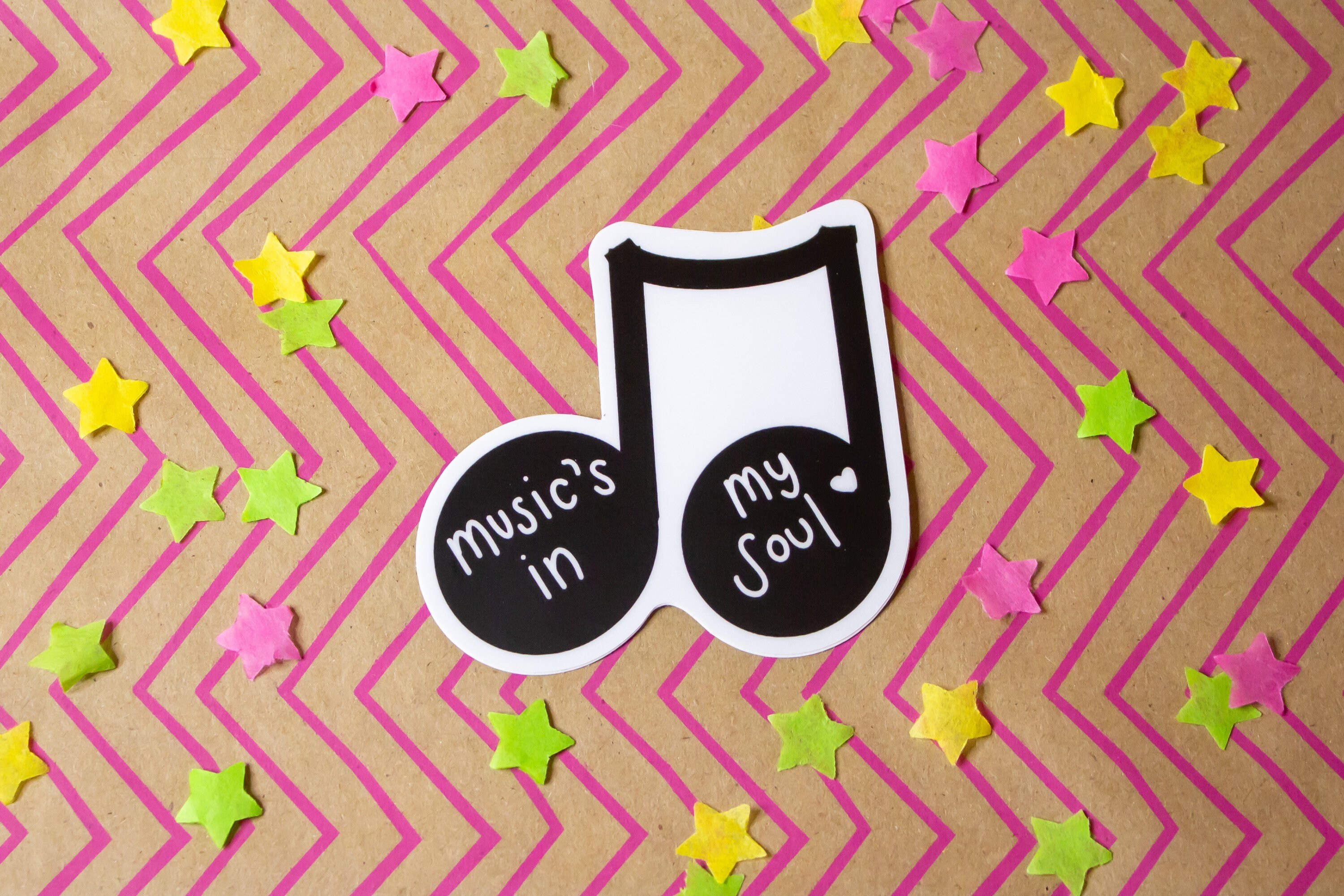 Music Note Sticker - Etsy