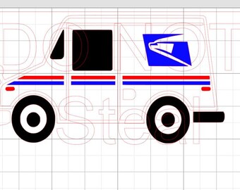 Free Free 58 Us Mail Truck Svg SVG PNG EPS DXF File