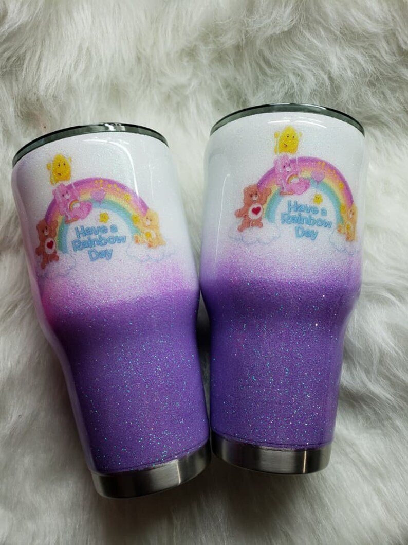 CUSTOM Care Bear Glitter Stainless Tumbler 20oz or 30oz Etsy CUSTOM Care Bear Glitter Stainless Tumbler 20oz or 30oz Etsy