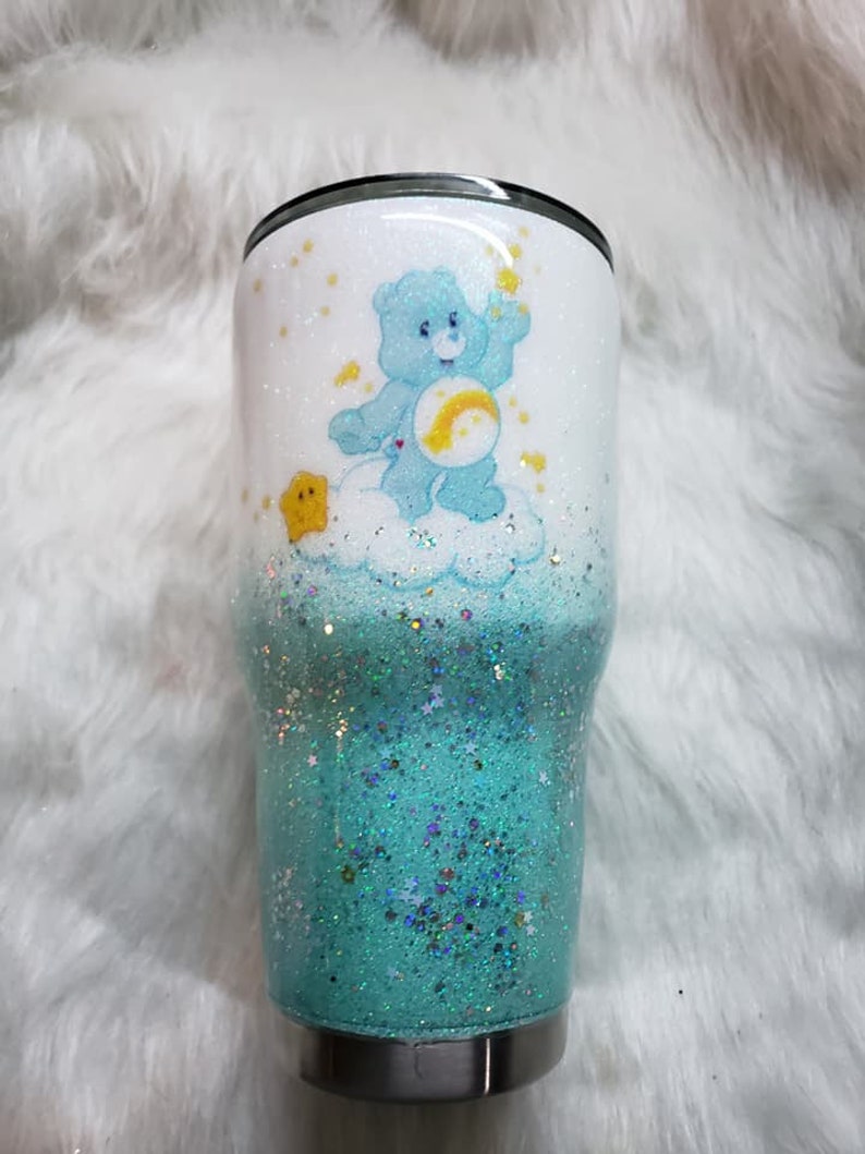 CUSTOM Care Bear Glitter Stainless Tumbler 20oz or 30oz Etsy CUSTOM Care Bear Glitter Stainless Tumbler 20oz or 30oz Etsy