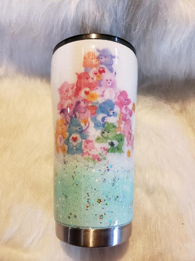 CUSTOM Care Bear Glitter Stainless Tumbler 20oz or 30oz Etsy CUSTOM Care Bear Glitter Stainless Tumbler 20oz or 30oz Etsy