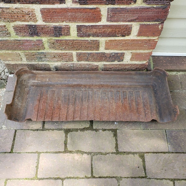 Antique Cast Iron Coal Grate Etsy