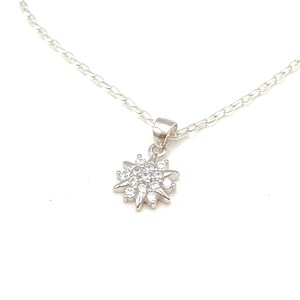 Small Star Pendant Necklace, CZ Star Necklace, Delicate Silver Necklace, Celestial Necklace, Tiny Starburst Necklace, Wedding Necklace Bild 8