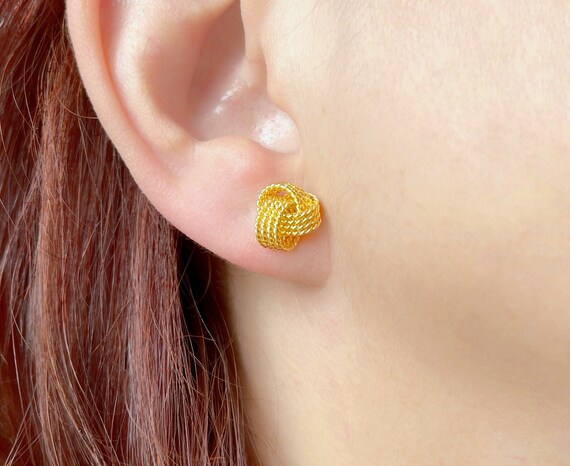 Quaint 22k Gold Earrings