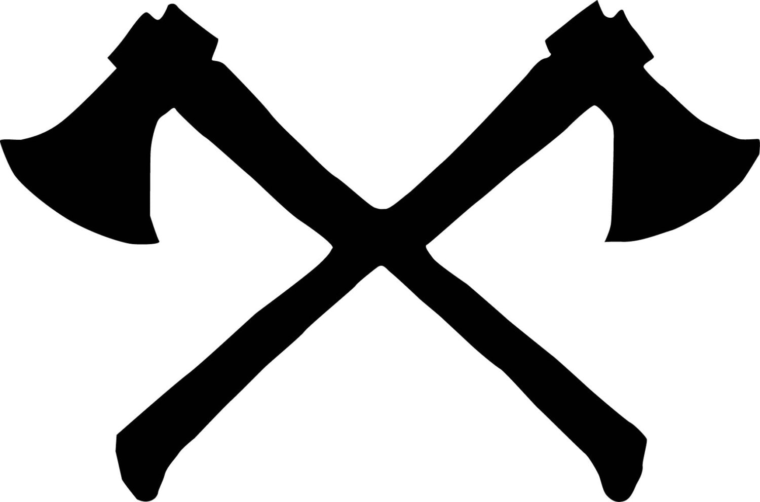 Axes Shapes Pack Silhouette Vector Clipart PNG EPS Digital Etsy New