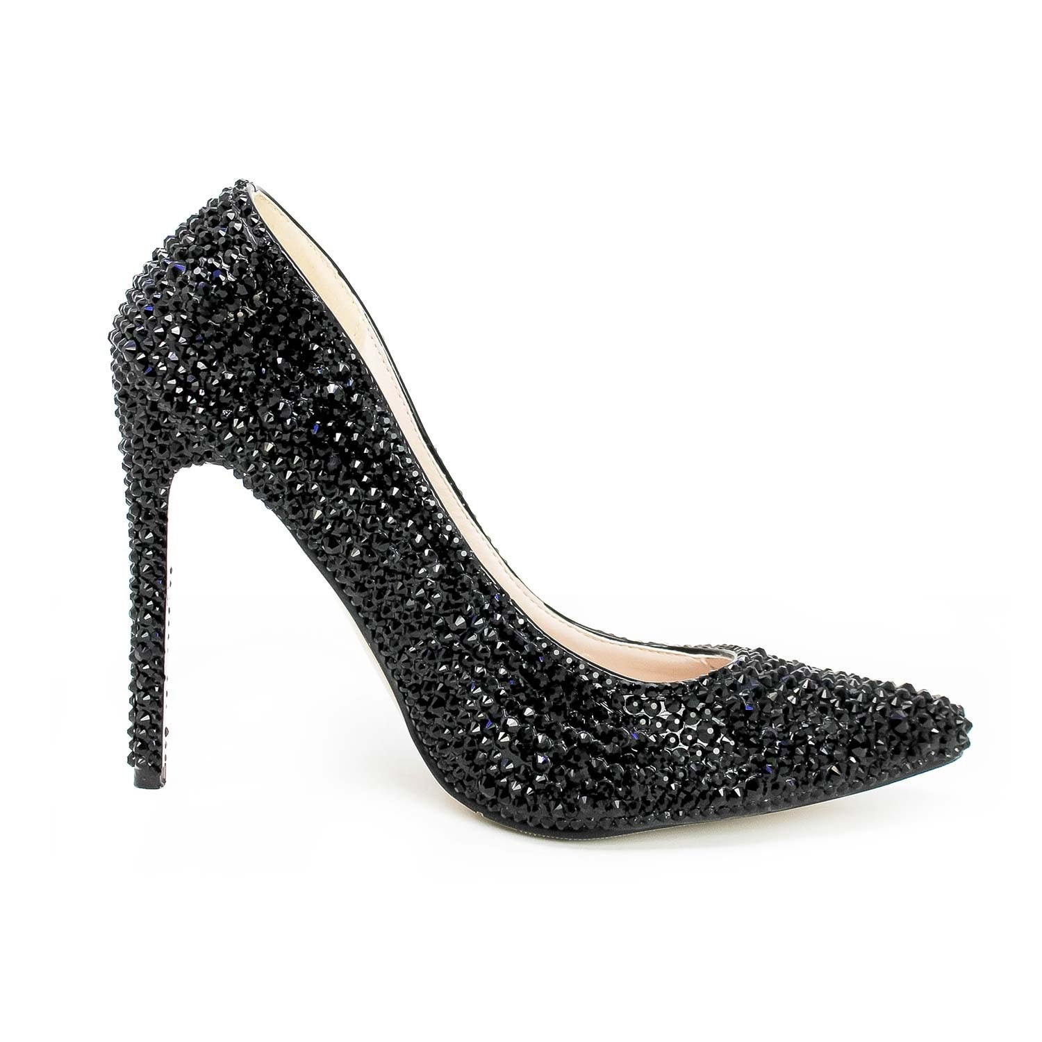Strass Rhinestone Heels - Black