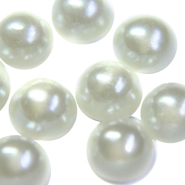 Cream Hotfix Pearls