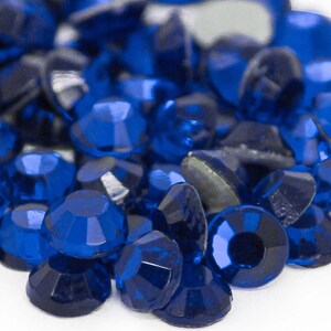 Piedras de imitación coreanas de cobalto para fijación en caliente