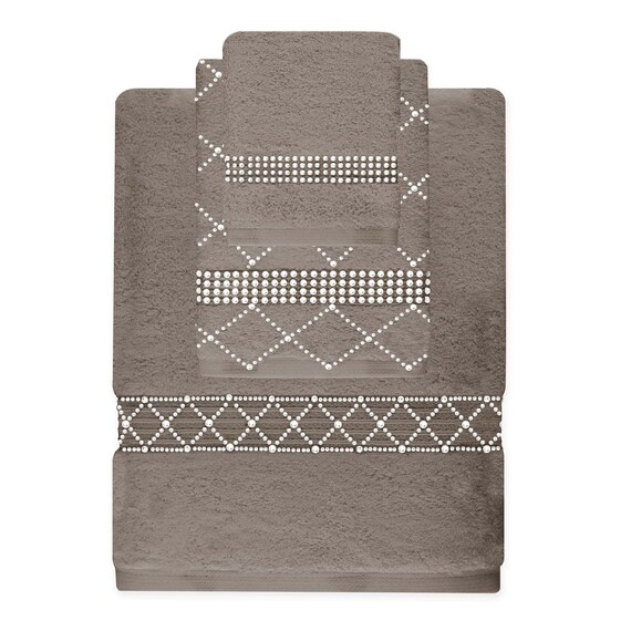 Rhinestone towel set hotsell