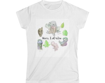 Goblincore - Worry I do Bite Women's softstyle T-shirt