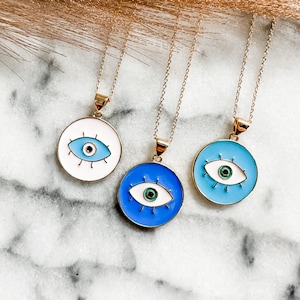 Blue Evil Eye Necklace