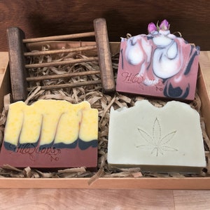 Natural Soap Gift Set, Soap Gift Set basket, Holiday Soap Set, vegan soap set, bride to be, mother to be, birthday gift set, spa gift set