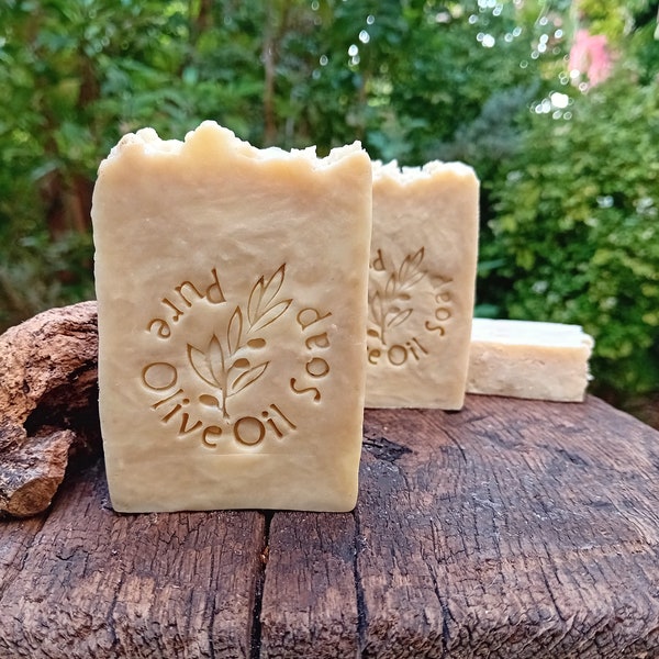 Olive Oil Soap, Unscented Soap,  All Natural soap, Castile Soap, Gentle Soap, Sensitive Skin Soap, Baby soap, Moisturizing soap, Israel Soap