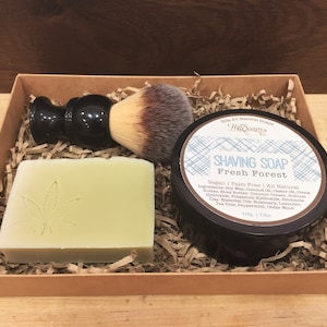 Mens gift set, men soap Set, fathers day gifts, Men vegan gift set, boyfriend gift, vegan men&#39;s gift, shaving set, shaving kit, gift for him
