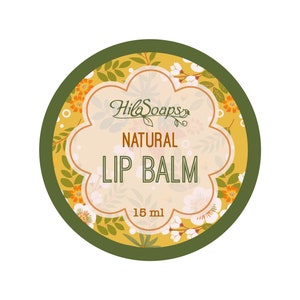 Lip Balm Unscented, All Natural Vegan, Zero Waste Care, Lip Care, Eco Friendly, Cruelty Free, Biodegradable, Chapped Lips, Unisex Lip Balm