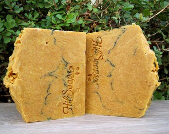 Turmeric Soap, Geranium Soap, All Natural, Facial Soap, Antiseptic Soap, Indian Soap, Vegan Soap, acne Soap, gift for her, gift for him