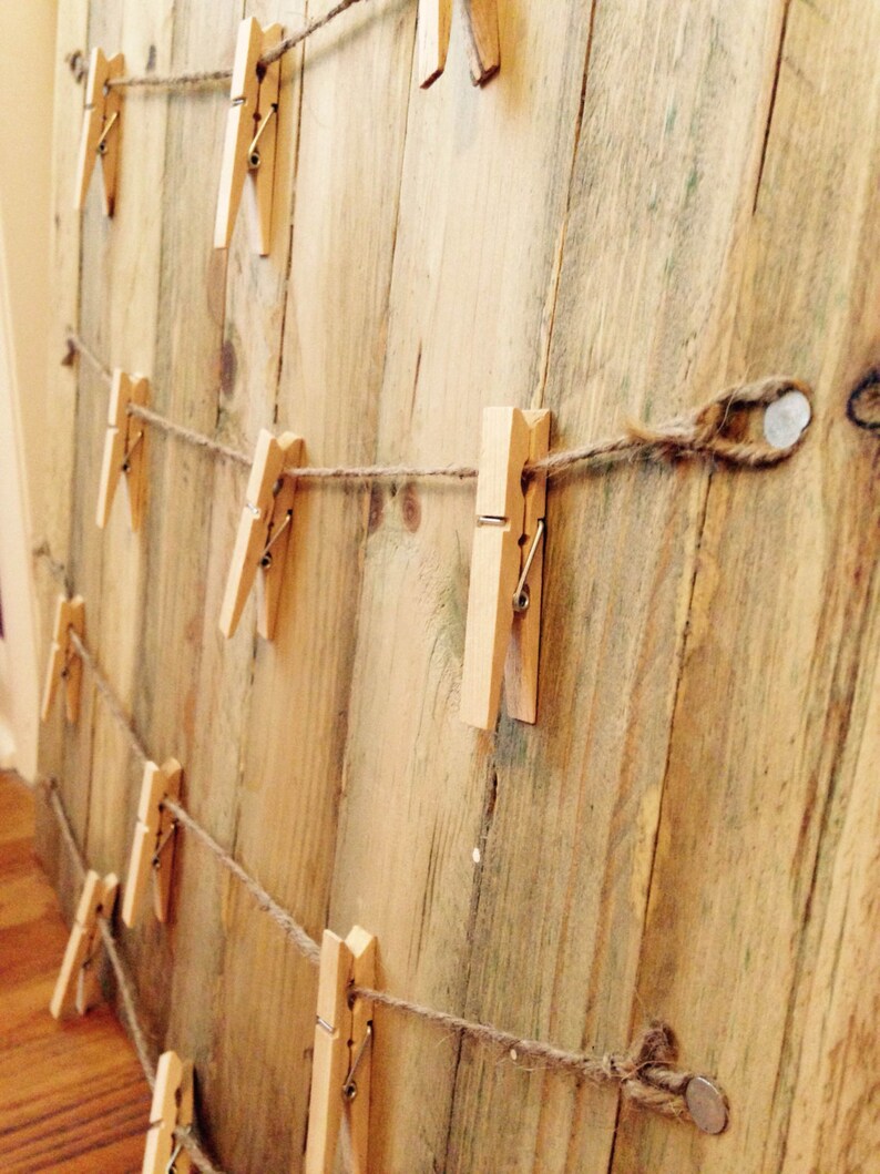 Love Clothes Pin Picture Hanger Etsy