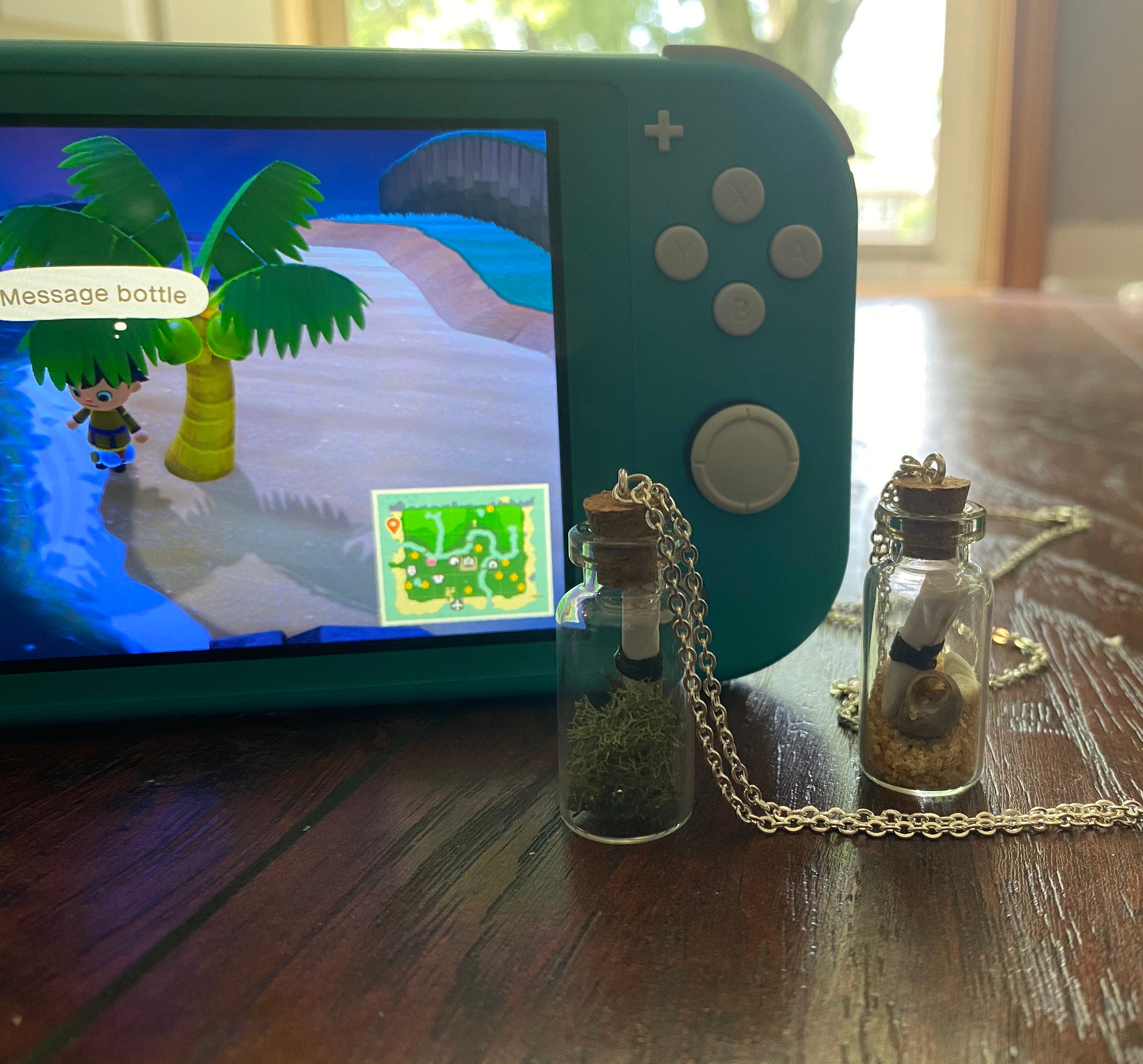 Mensaje en una botella inspirada en ACNH Etsy España