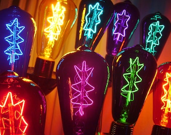 Light Bulbs - ST64 Atomic Star Light Bulbs