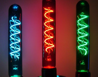 6 PCS/LOT NOS Vintage NEON NIXIE TUBE IN-12 IN-12A - Foto 6