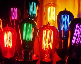 Light Bulbs - ST58 Flat Side Squirrel Cage Light Bulbs
