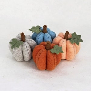 Felt Pumpkin: Mini Plush Fall Decor or Pin Cushion