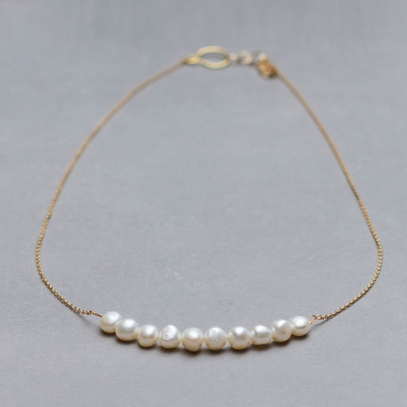 Real pearls necklace Classic pearls Pearls necklace Evening necklace Wedding jewelry Real pearl necklace