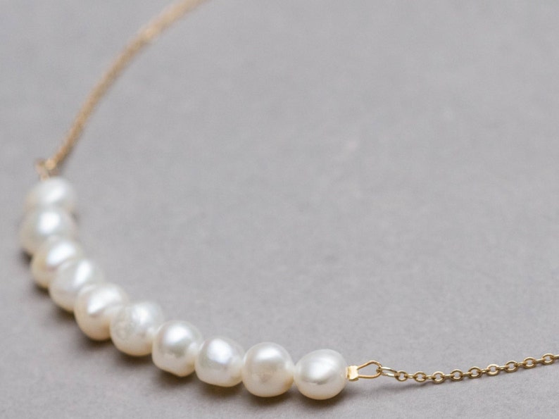 Real pearls necklace Classic pearls Pearls necklace Evening necklace Wedding jewelry Real pearl necklace