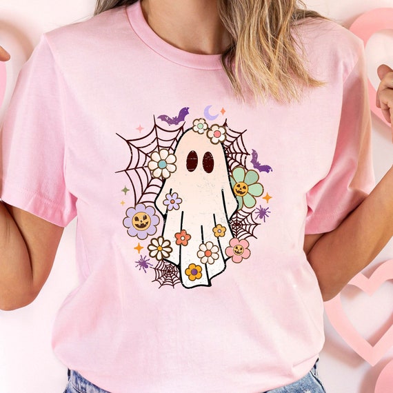 Halloween Cute Ghost Shirt, Spooky Seasons Shirt,… - image 1