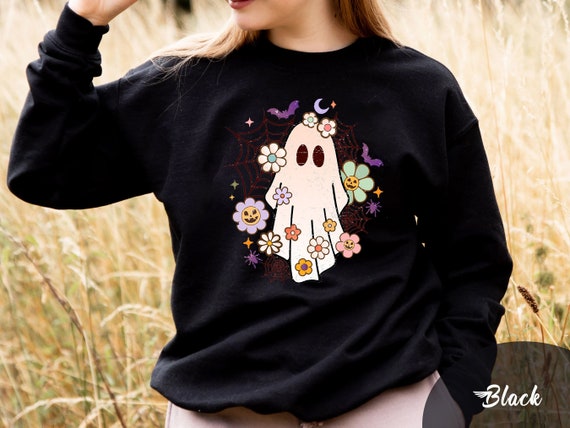 Halloween Cute Ghost Shirt, Spooky Seasons Shirt,… - image 3