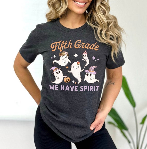 Halloween Teacher Shirt, Fifth Grade We Have Spir… - image 2